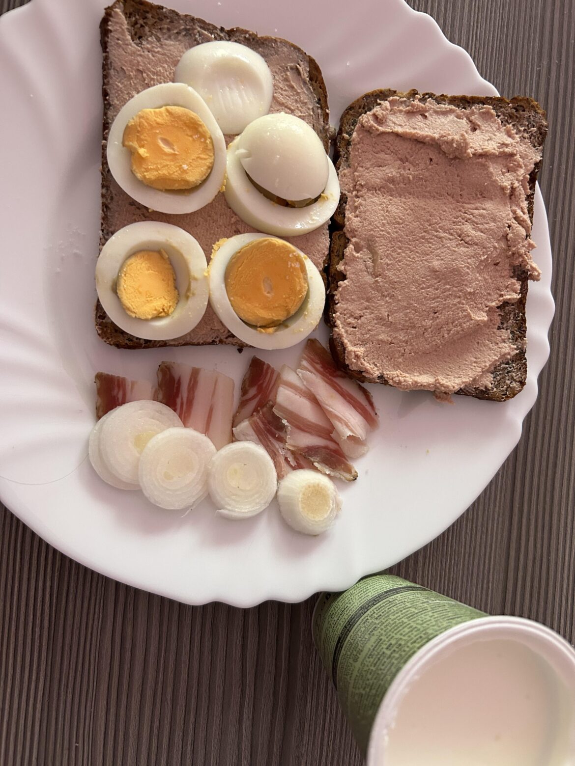 My Balkan breakfast. Love it.