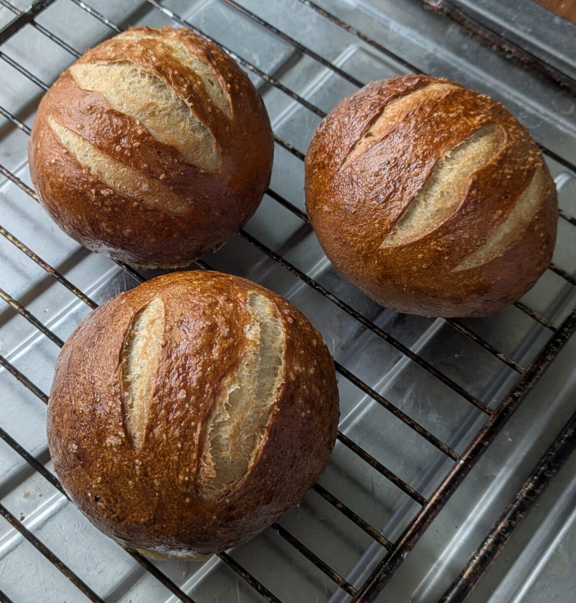 Pretzels - getting the right consistency.