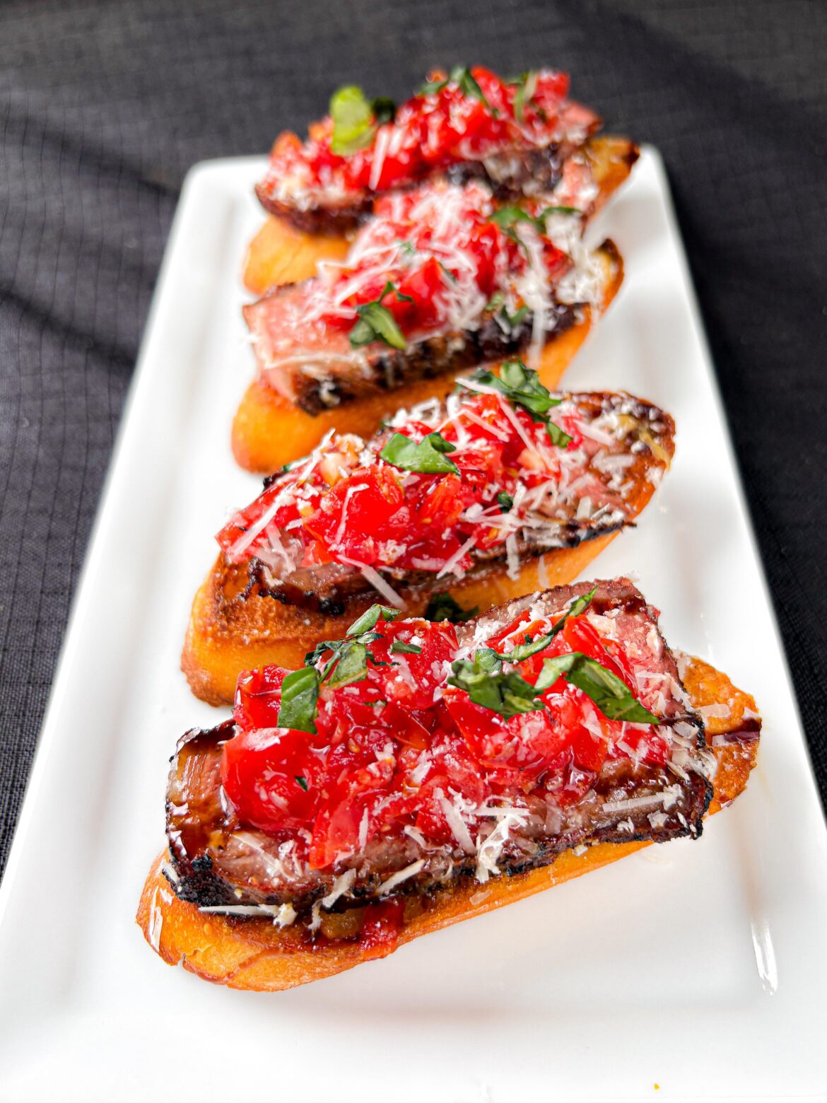 Bruschetta Steak Crostini