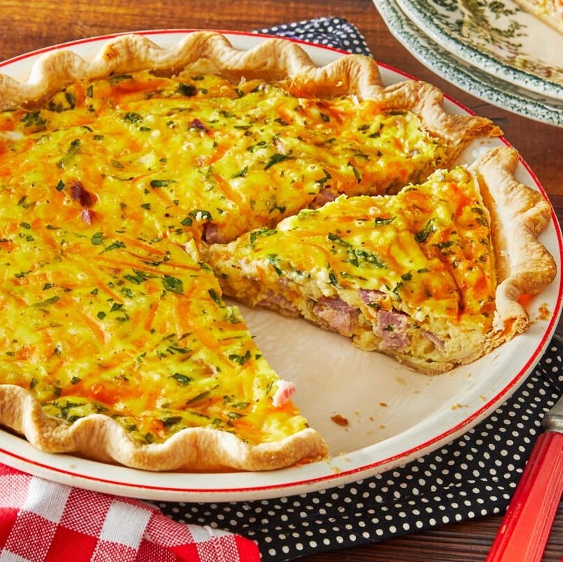 quiche recipes ham and cheese quiche