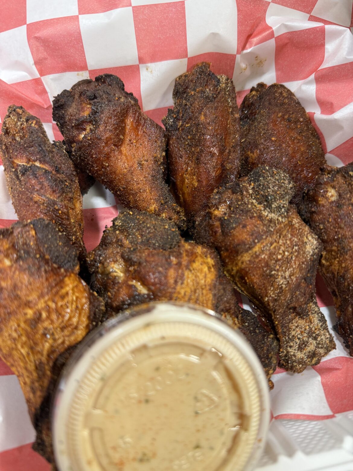 Tallow fried Chipotle Maple wings at Tallow in Philadelphia