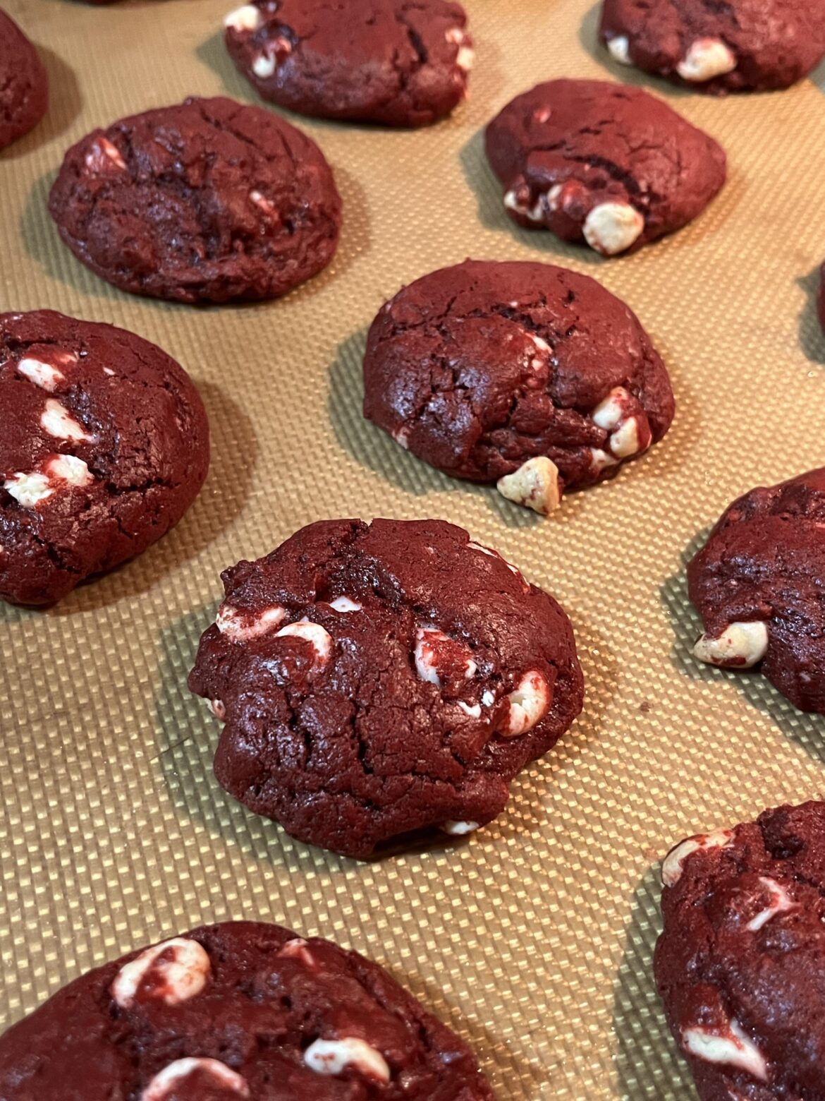 Filled Red Velvet Cookies