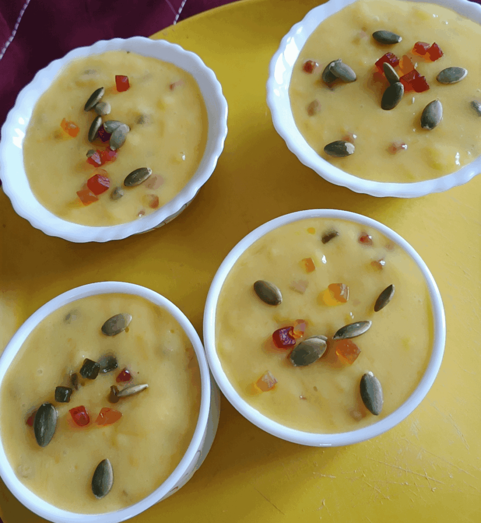 [Homemade] Made this Mango Custard for my friend