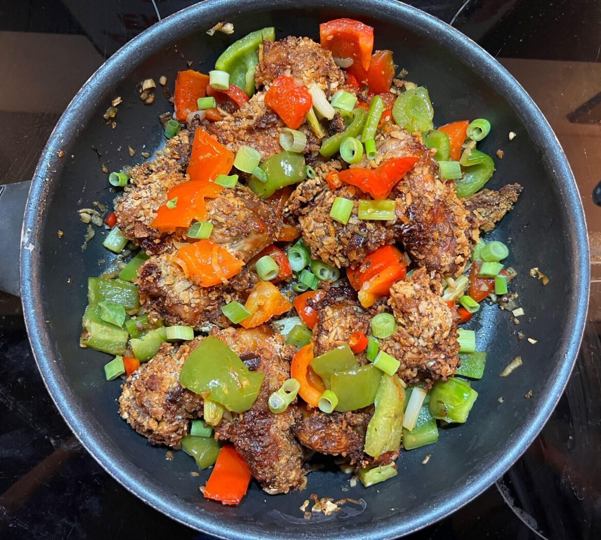 Salt and pepper chicken wings