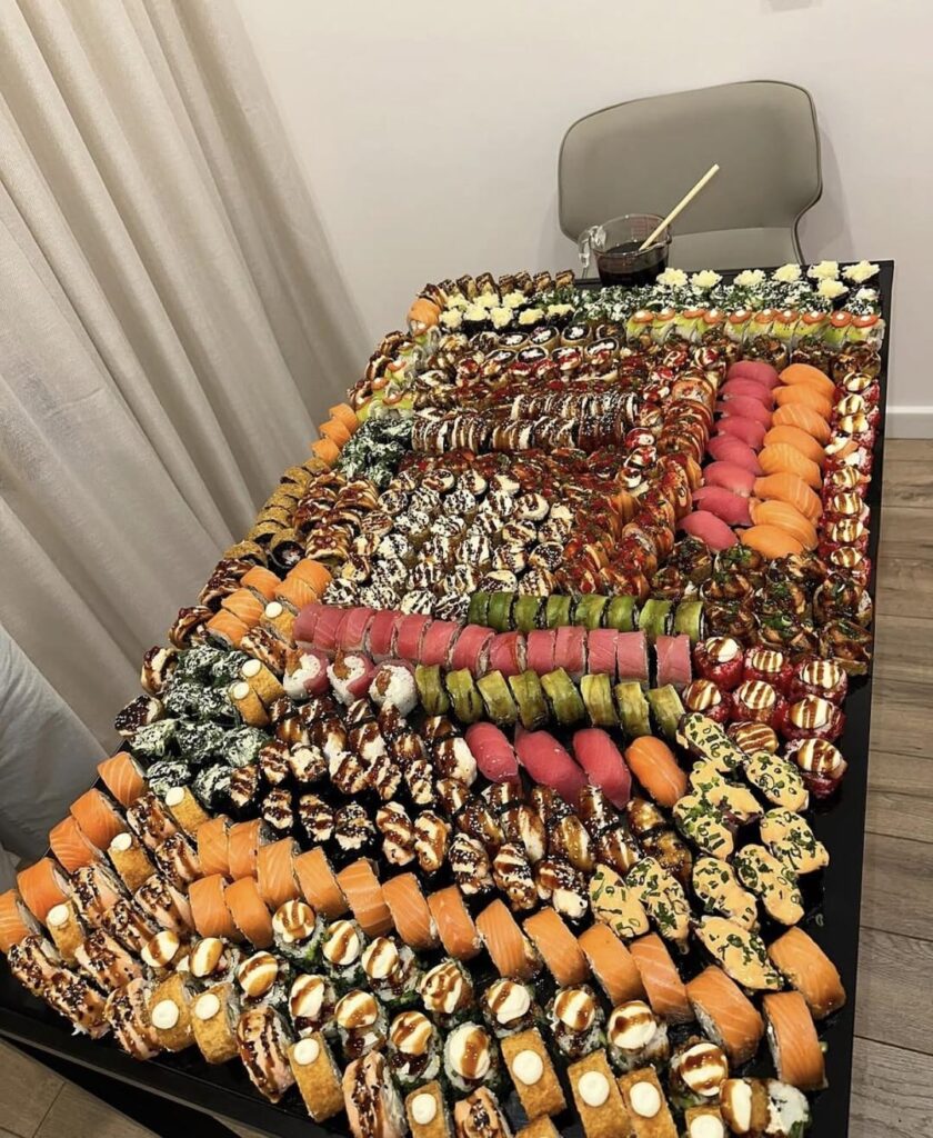 my evening dinner yesterday, it was a gorgeous table for 3 people