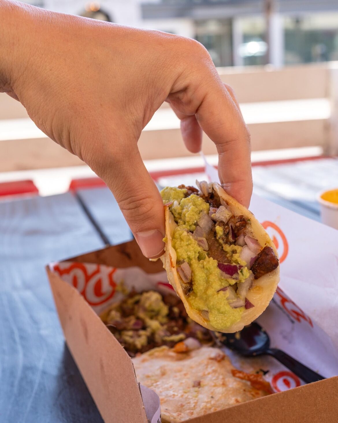 OG plate from Papi Tacos in Santa Monica