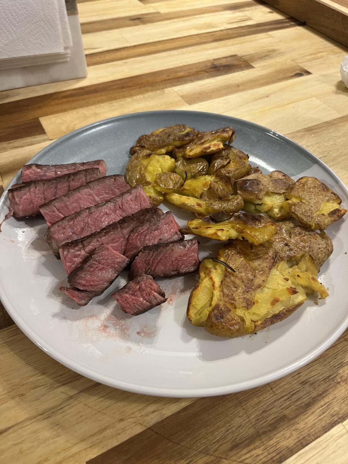 Idk if I fucked up, I’m also odd and not the biggest steak and potatoes fan. Details in description.