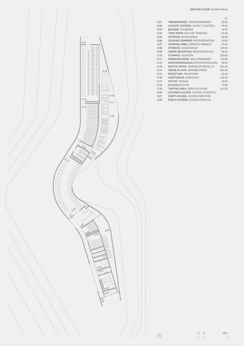 ground floor plan by Fran Silvestre Arquitectos