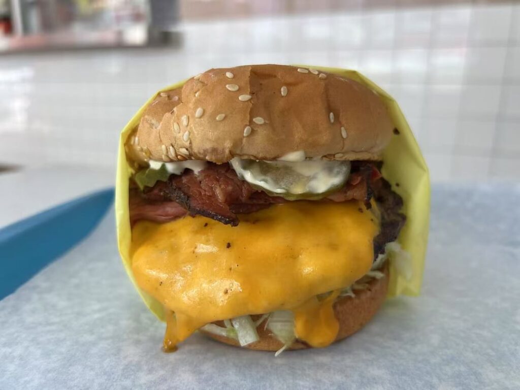 Pastrami Burger @ George's Burger Stand