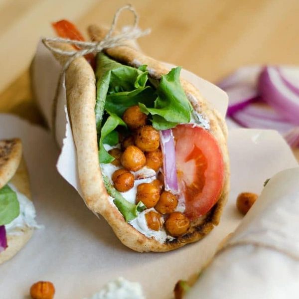 Roasted Chickpea Gyros