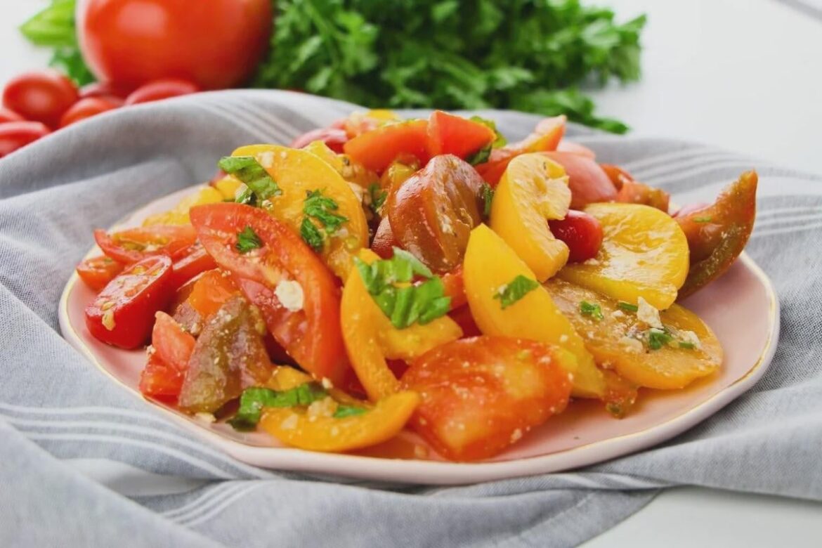 Heirloom Tomato Salad with Balsamic & Feta