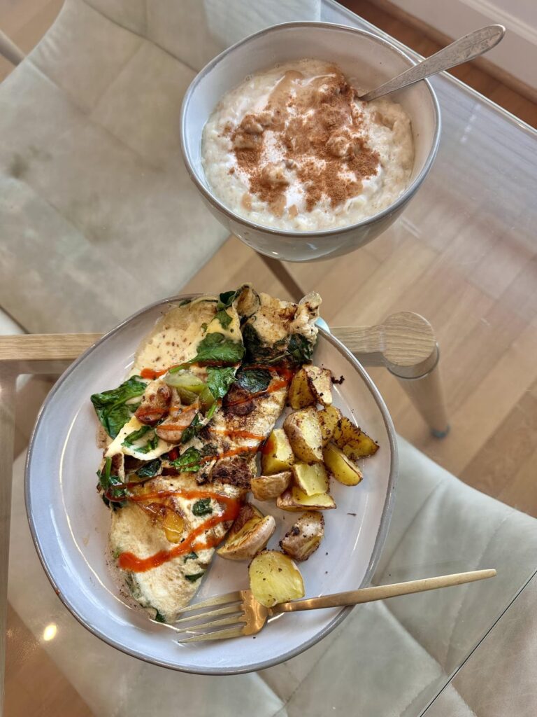 all this food for around 550 calories, 60g protein and actually keeps me full for hours