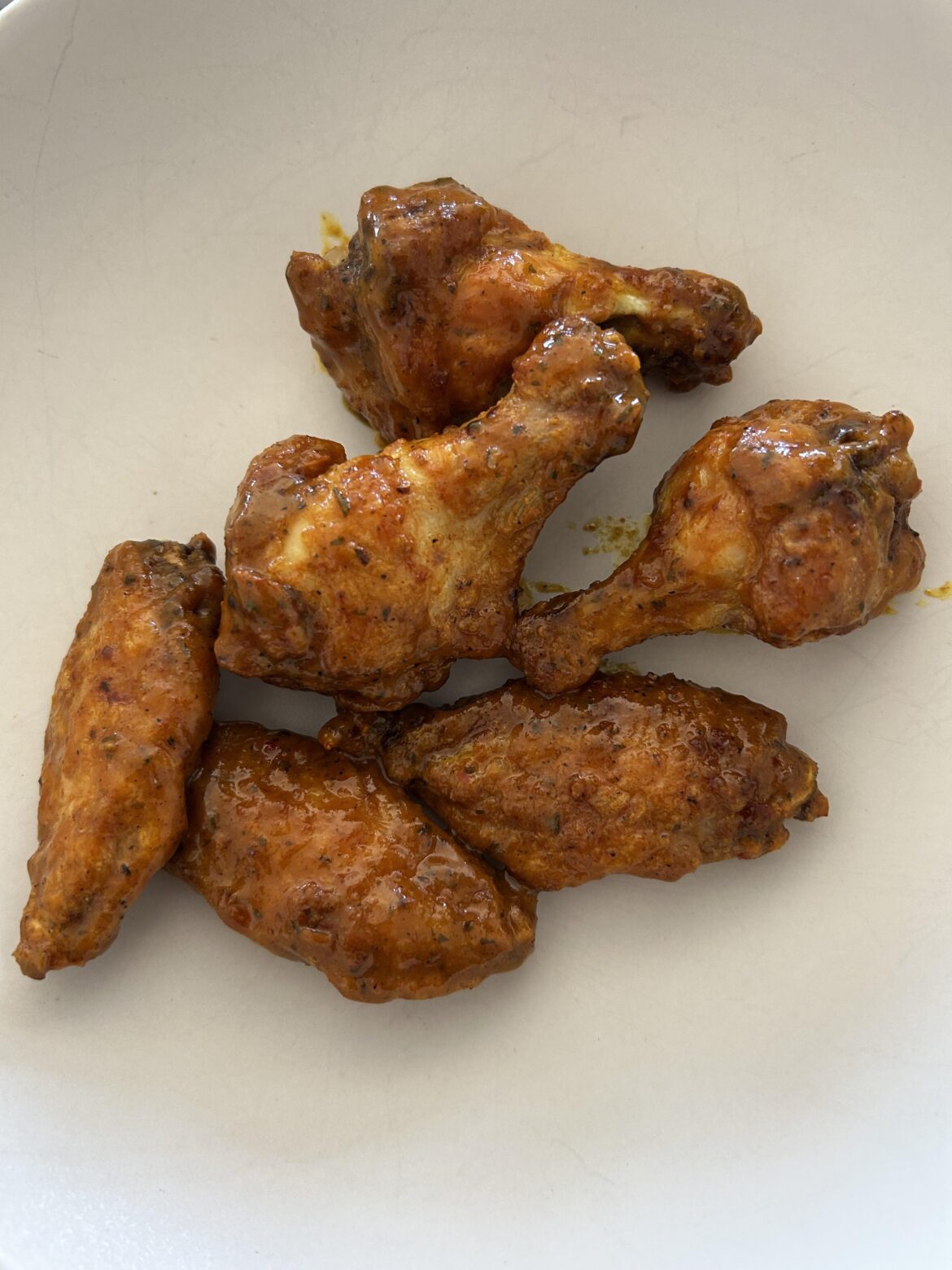 Thai Curry Air fryer wings