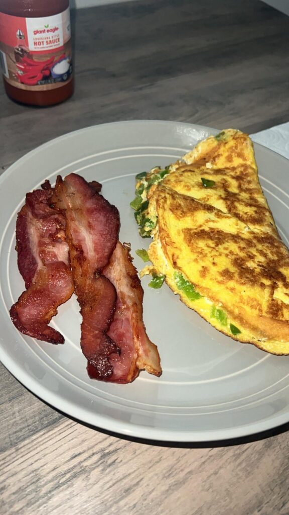 very proud of my omelette this morning 🍳💕
