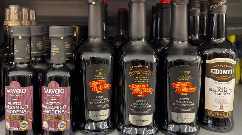 balsamic vinegar bottles