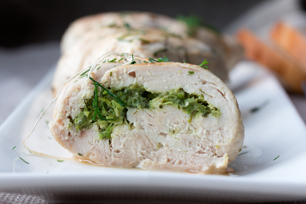 Stuffed breast with chard