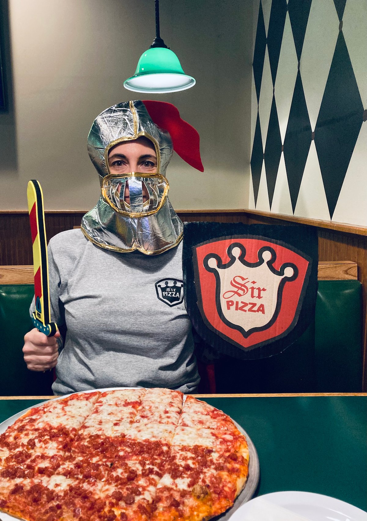 Sir Pizza Knight Kristy Graver