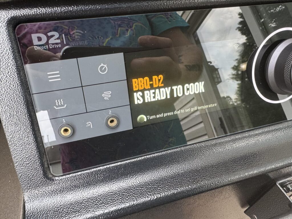 First smoke on Timberline.  Ribs no Wrap