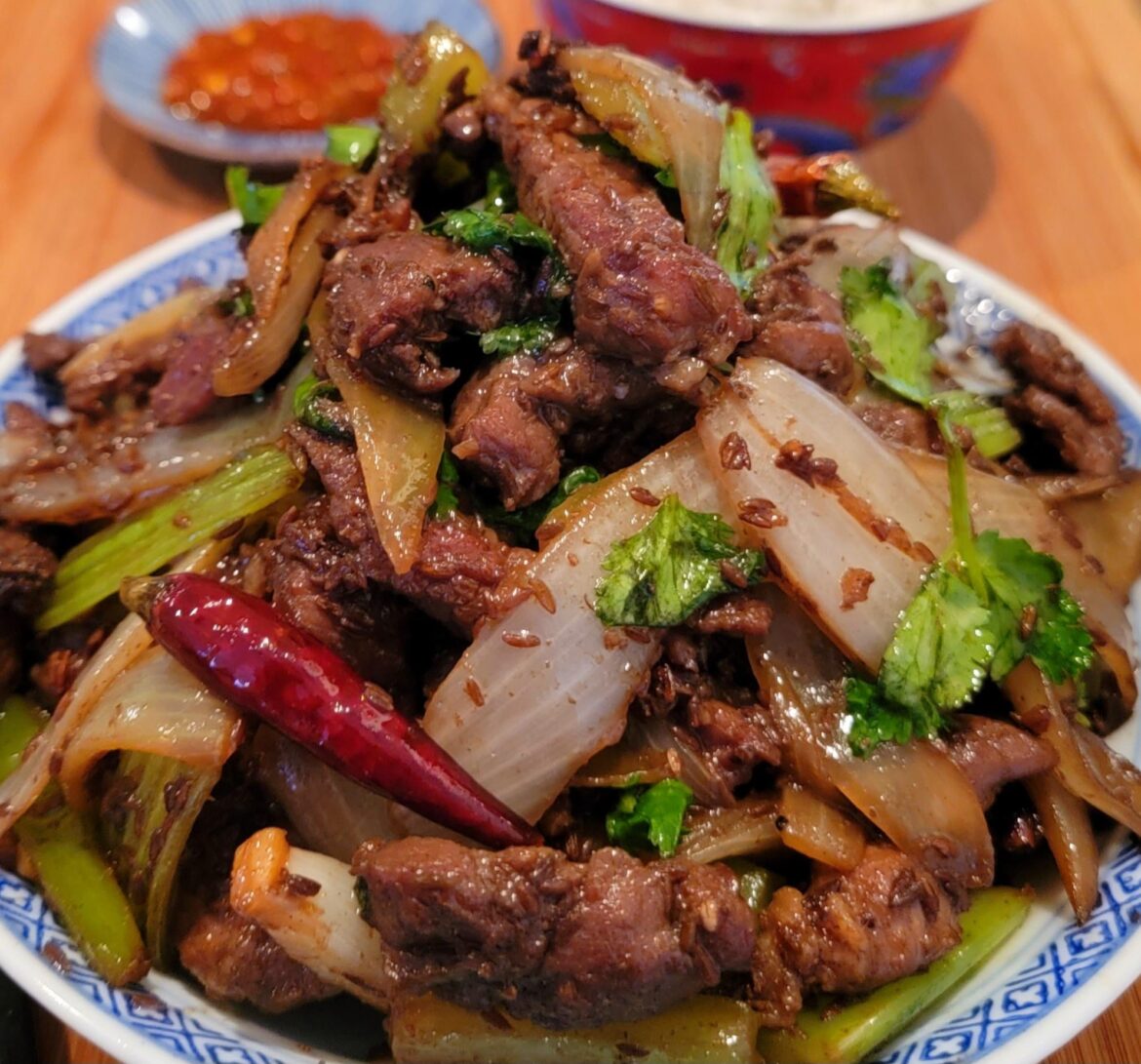 I Made Wok-Fried Cumin Lamb