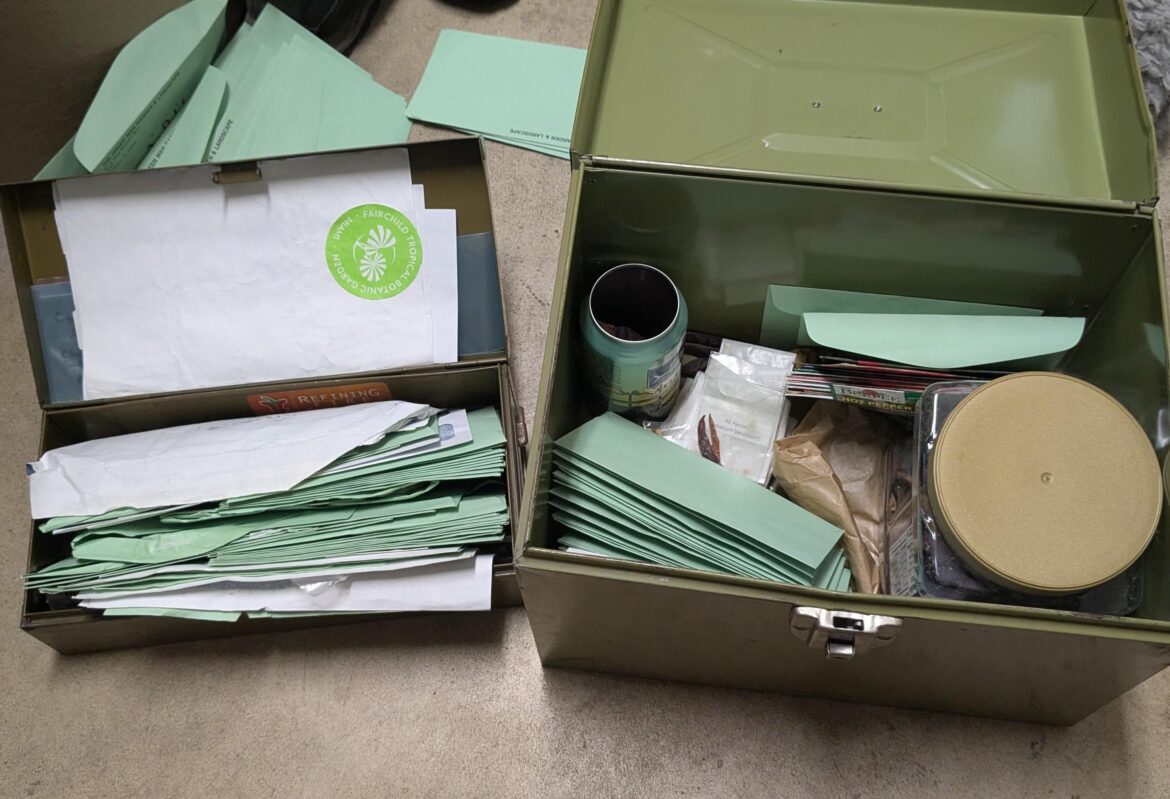 My chili pepper seed bank is a bit crazy