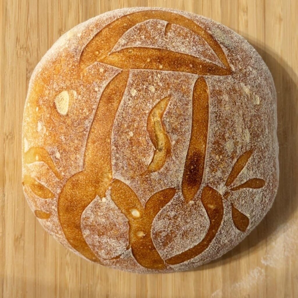 My wife let me score the sourdough today.