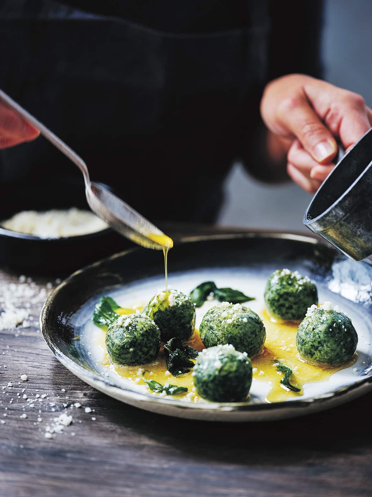 Spinach gnudi
