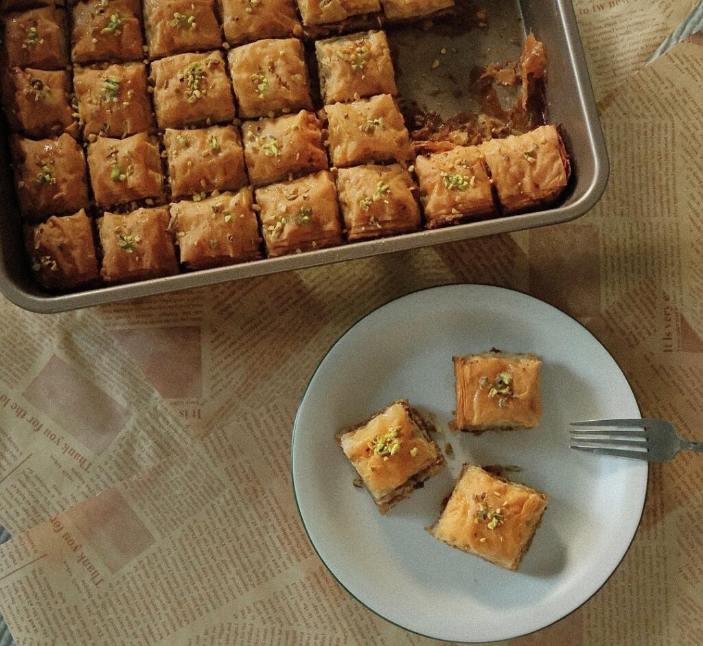 First time trying to make baklava :) so worth the effort!!
