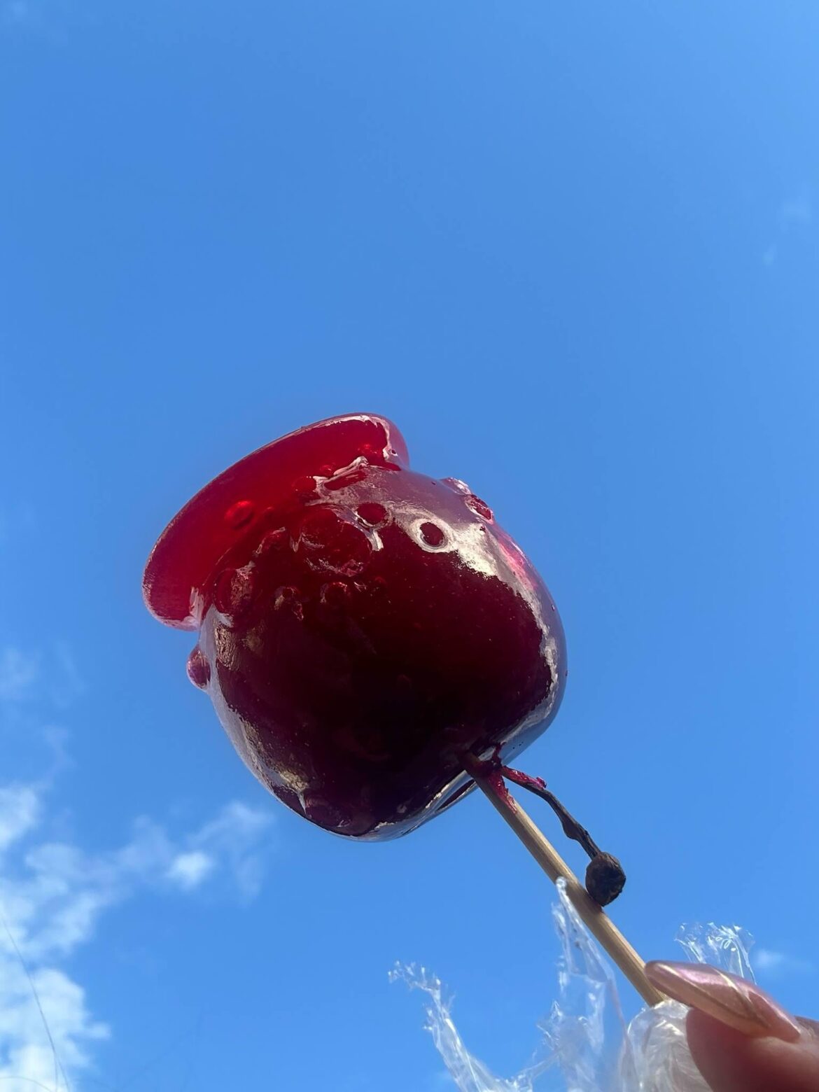 An absolute fave (cherry tanghulu)