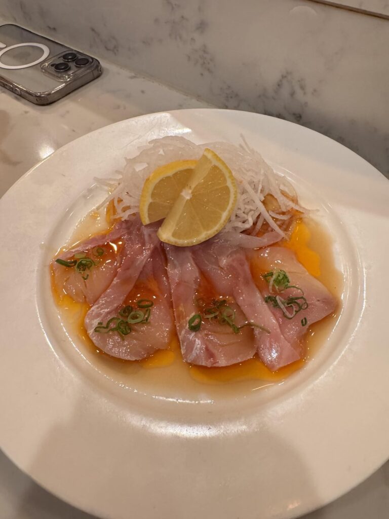 Hi need help identifying this sashimi dish please