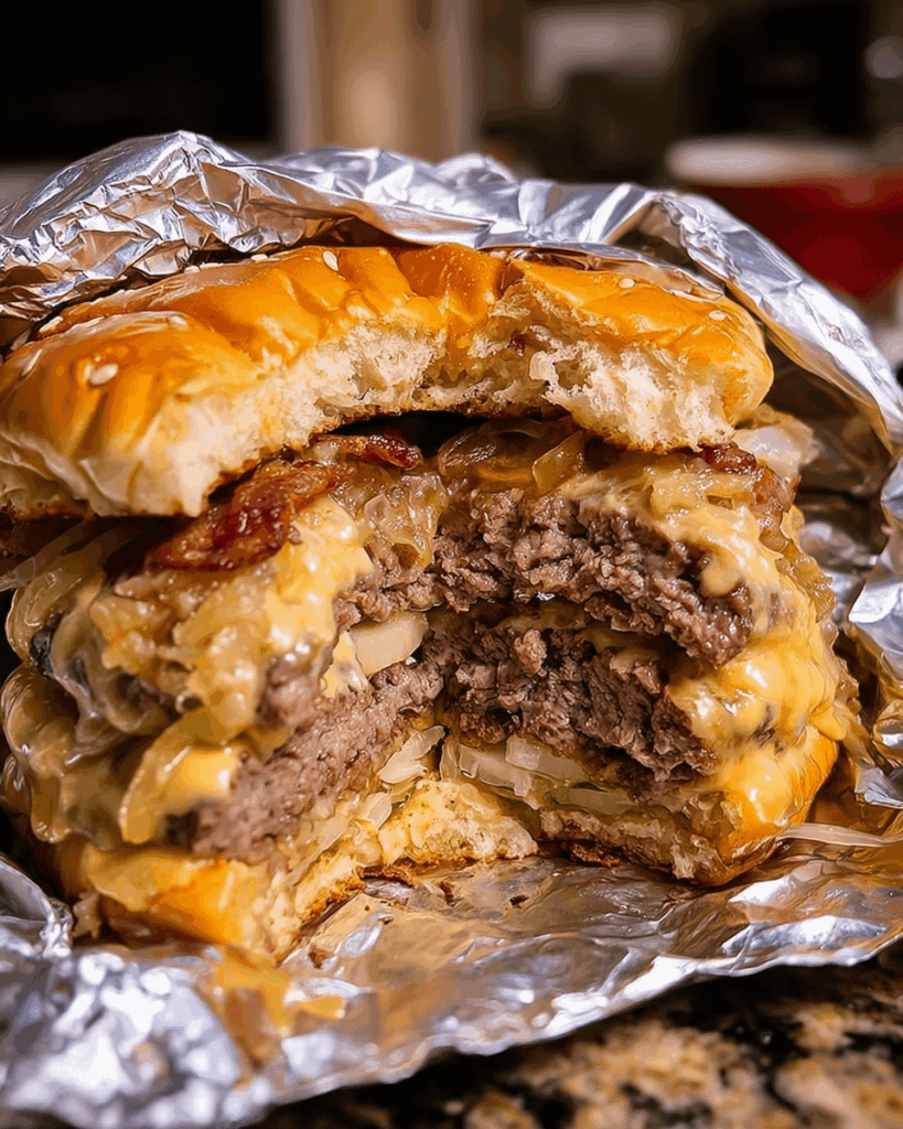 Double Bacon Cheddar Bubba Burger