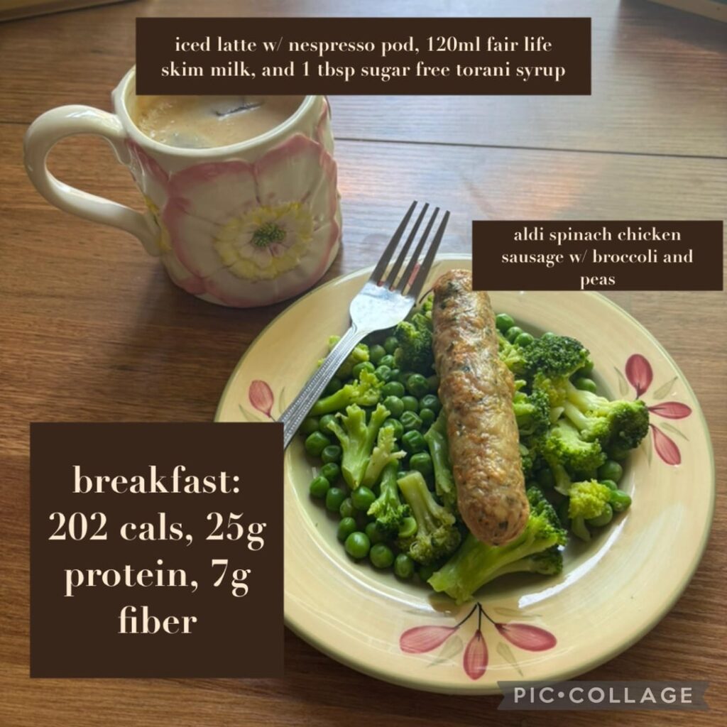 1202 cals, 127g protein, 40g fiber. 56lb down so far!