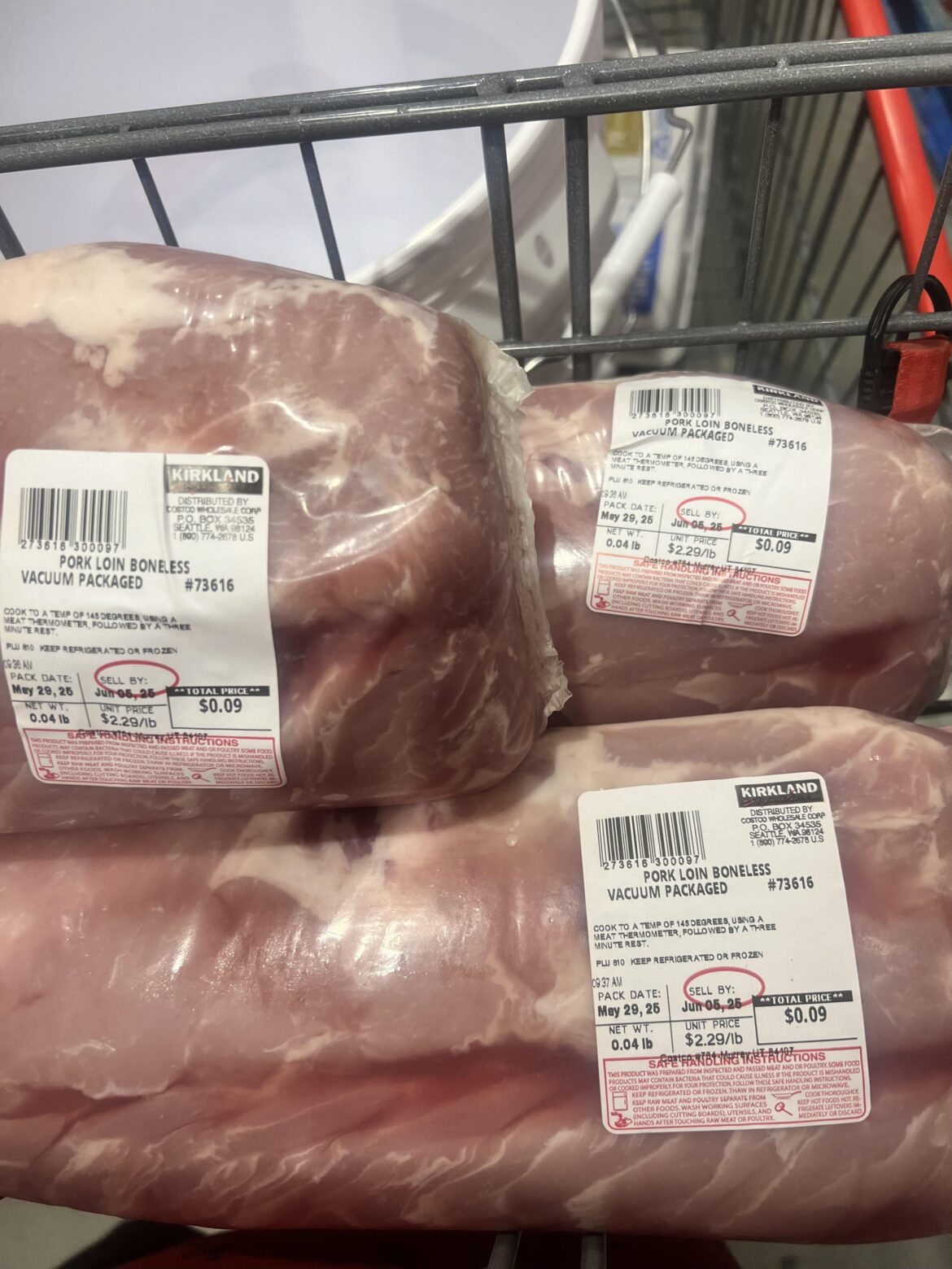 Well it’s no brisket, but 3 pork loins for $0.09 each is not something I’ll complain about 🙌 time to experiment!