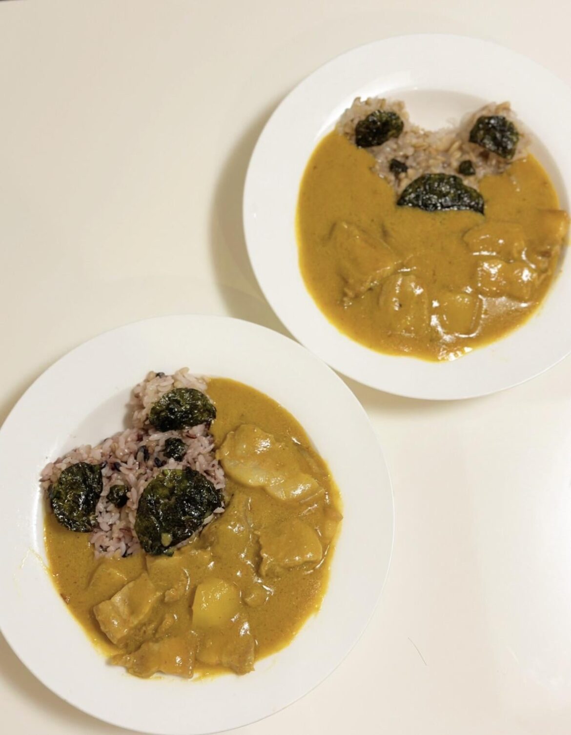 Homemade Bear Curry — Tried to make a cute bear, ended up with… just a bear