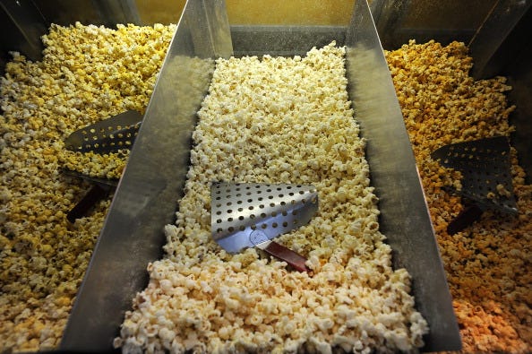 they have nine different flavors of popcorn some of which are klassic kettle, cheesy cheddar, salt n'pepper, caramel kettle, hoppin' jalapeno and sinfully cinnamon the founders and owners of doc popcorn are rob and renee israel their local company, whic