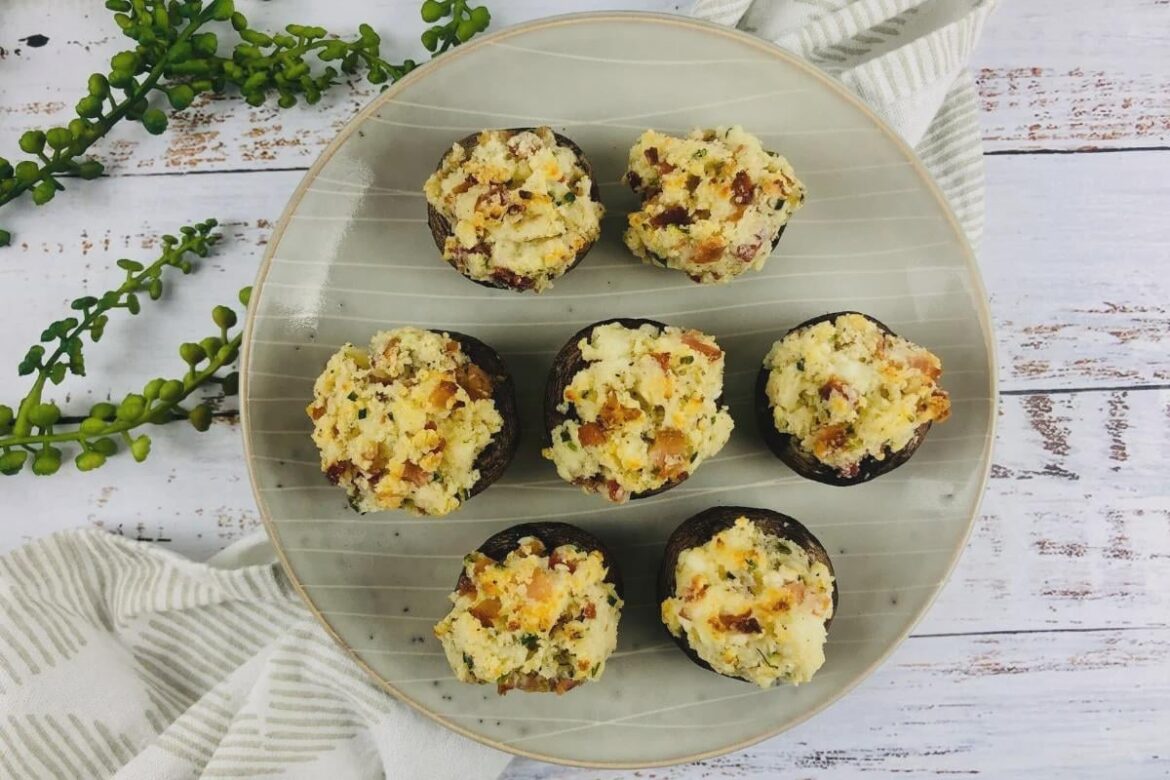 Stuffed Mushrooms with Bacon and Cream Cheese