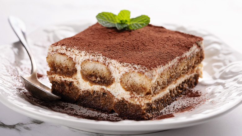 A slice of tiramisu