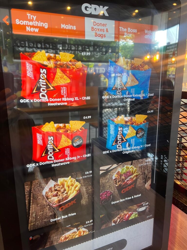 Doner Kebab inside of a Doritos Bag