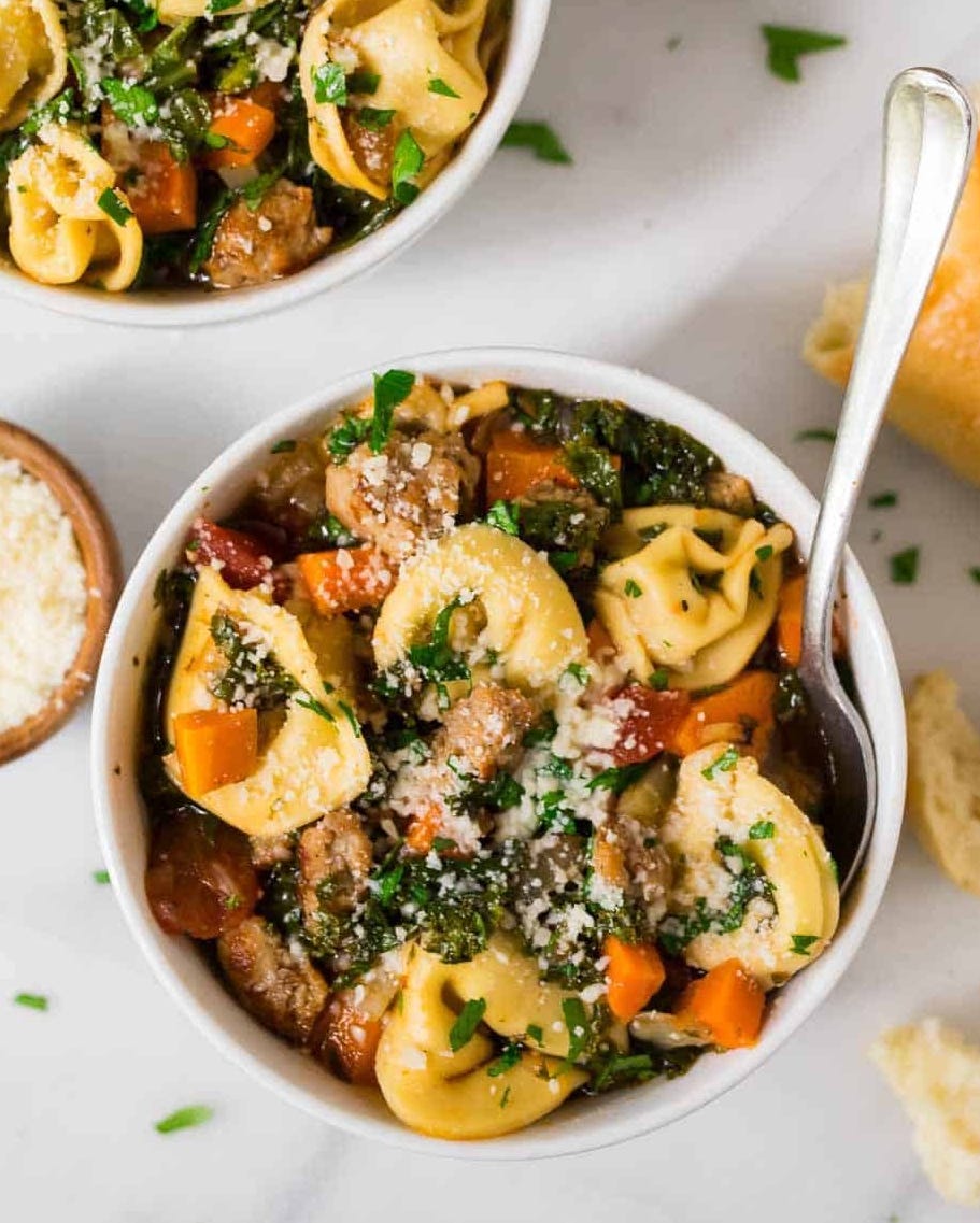 tortellini recipes crockpot tortellini soup
