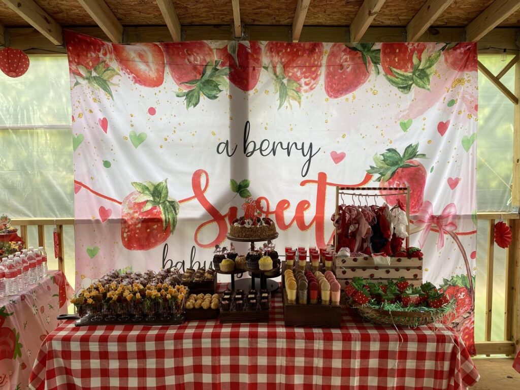 Made a dessert table for SIL’s baby shower :)