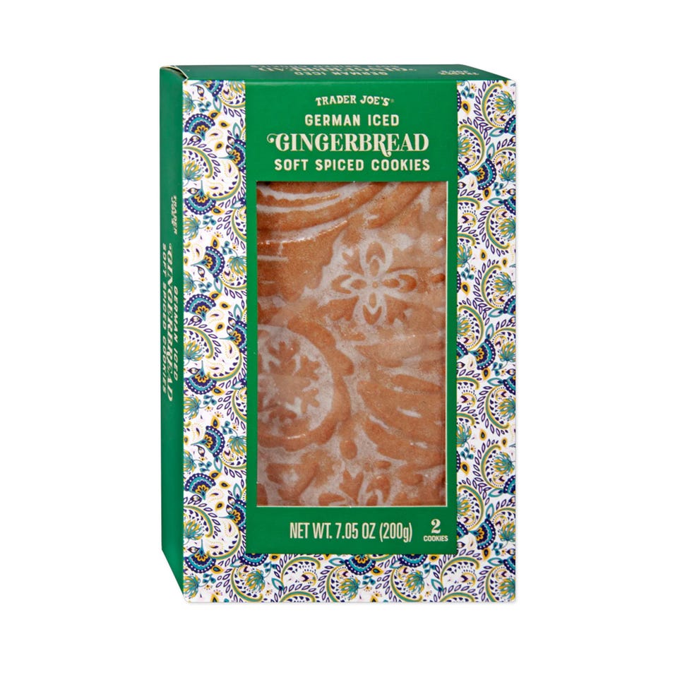 trader joes holiday products 2024 german iced gingerbread cookies