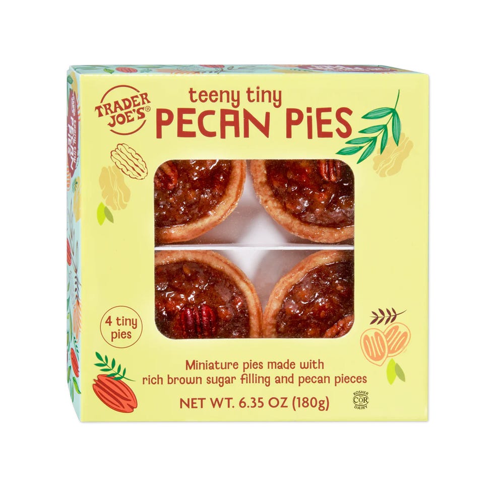 trader joes holiday products 2024 teeny tiny pecan pies