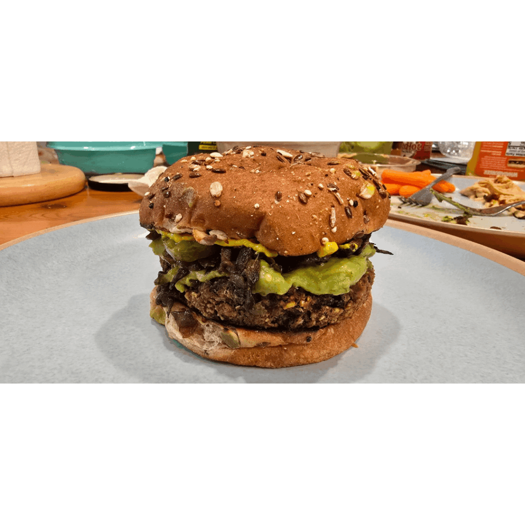 Fist time cooking bean burgers