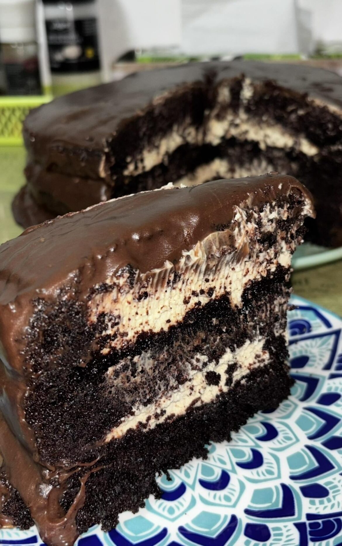 home-made chocolate tiramisu cake🍰