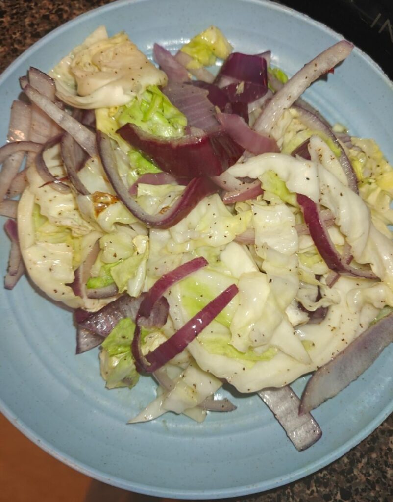 All I eat now is vegetables