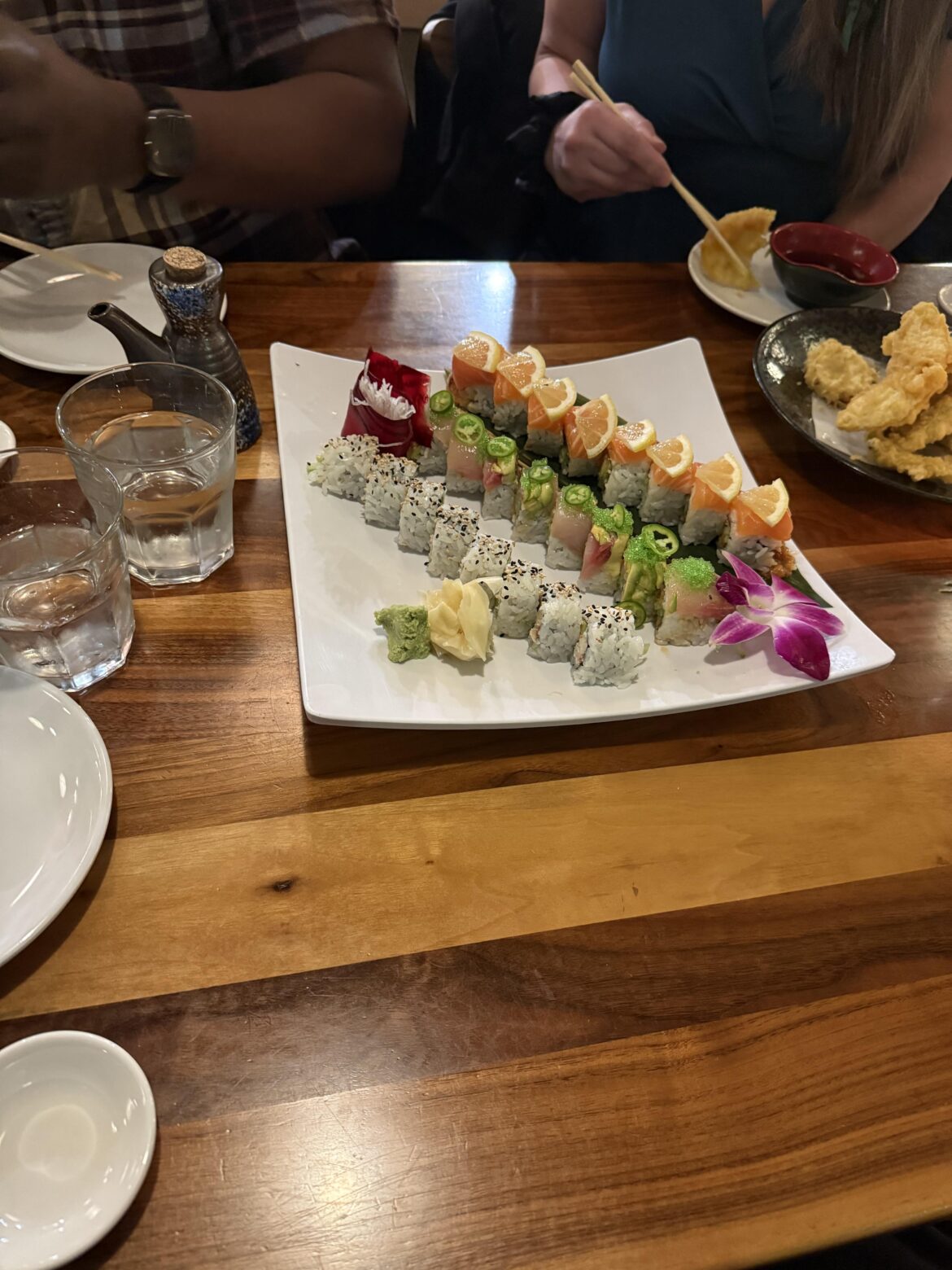 Took my family out to a top rated sushi restaurant in Portland spent around 40$