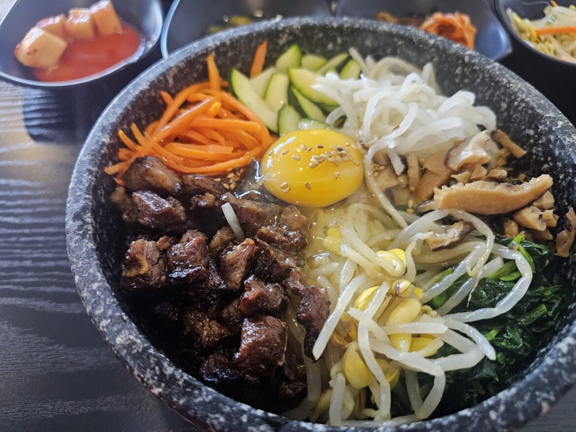 Hot Stone galbi bibimbap. Hodori in Pasadena $$ Hot Stone galbi bibimbap. Hodori in Pasadena $$