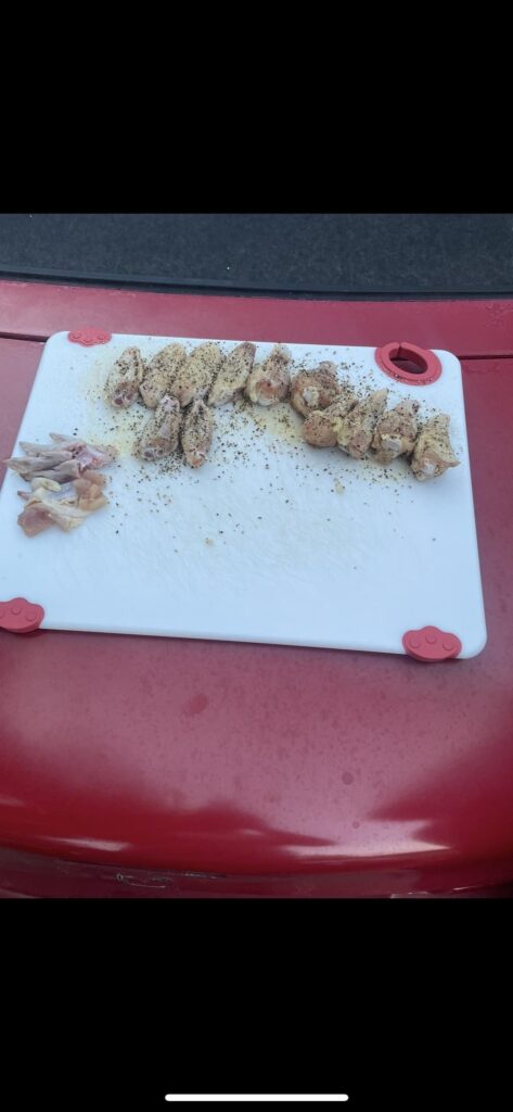 First time doing wings