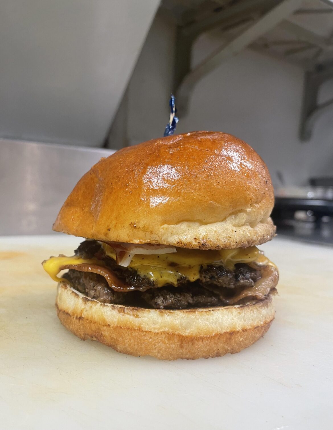 My Personal Fav: double smash patties with bacon/cheese/onion/bbq