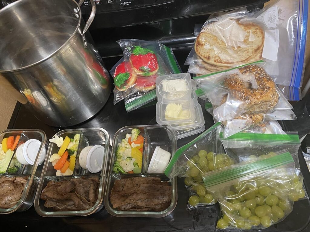 Kinda Burned out From A Meal Prep that took nearly 3 weeks to finish. Plan to eat Lamb Gyros and Leftovers From Too Good to Go this workweek.