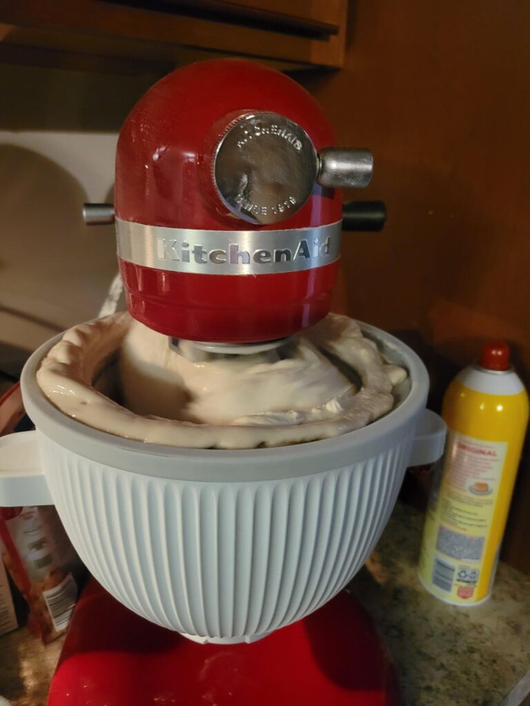 I think I found the capacity of my ice cream maker 😅